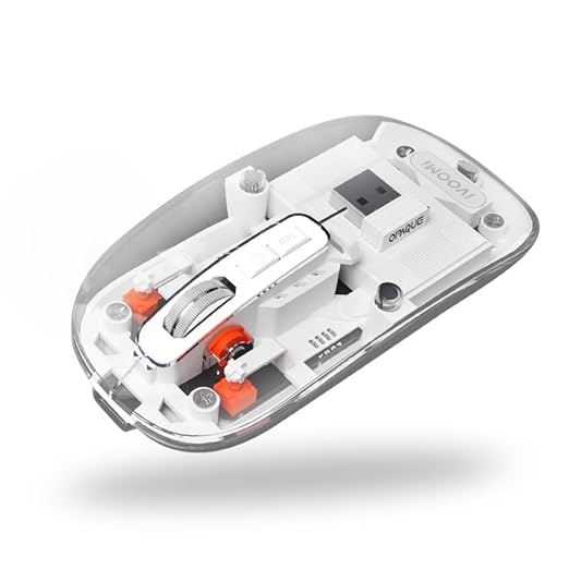 Opaque White Wireless Mouse