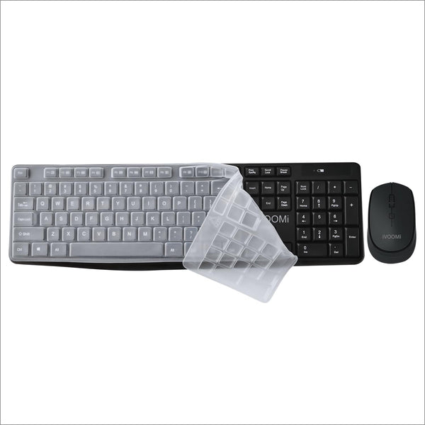 Spice Wireless Keyboard & Mouse Combo with Keyskin